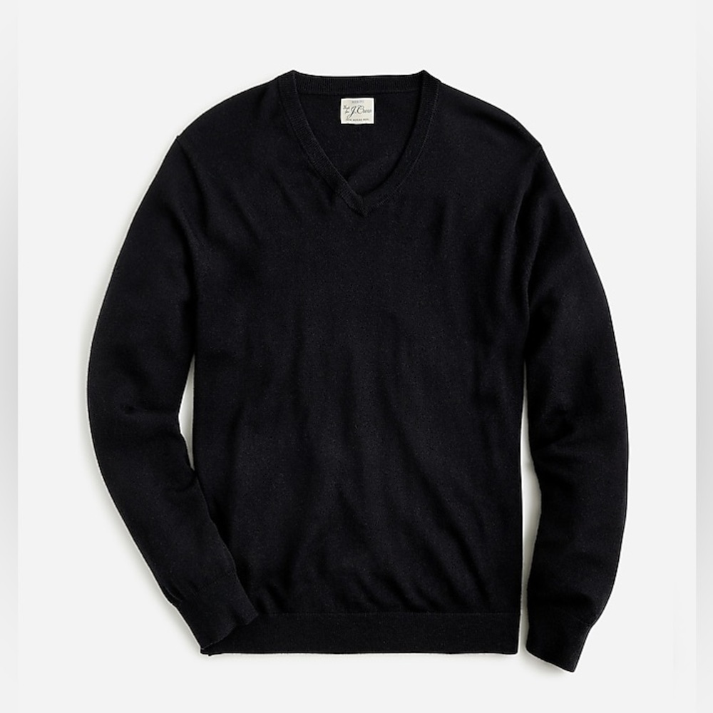 J Crew Merino wool V-neck sweater AD337 - Picture 3 of 6